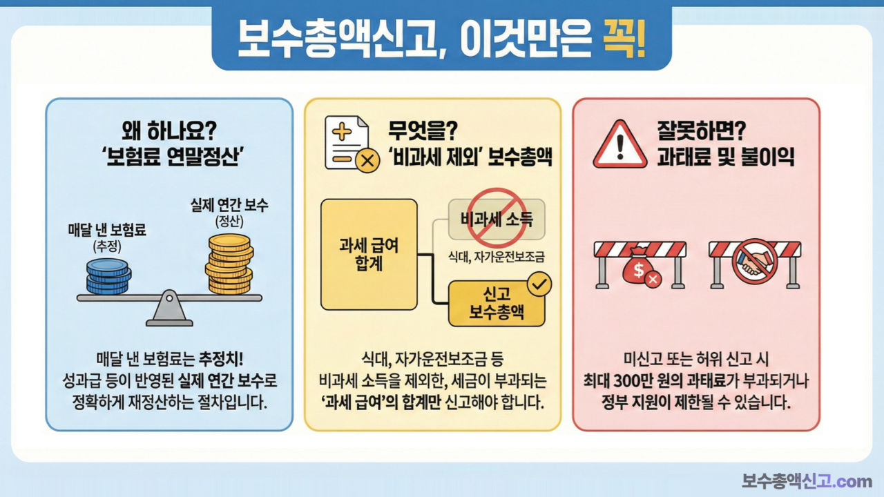 보수총액신고 핵심 요약