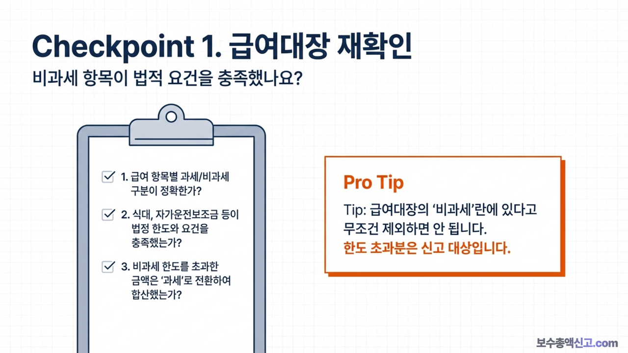 급여대장 체크포인트